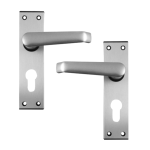 Anodised Silver Euro Lever Lock