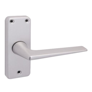 Anodised Silver Short Lever Latch