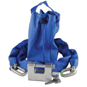 1.5m Chain, 85mm Sliding Shackle Padlock and Bag