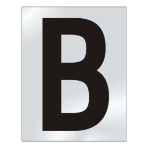 75mm %27B%27 Text CP Visi