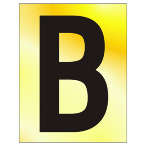 75mm %27B%27 Text PB Visi 75mm %27B%27 Text PB Visi