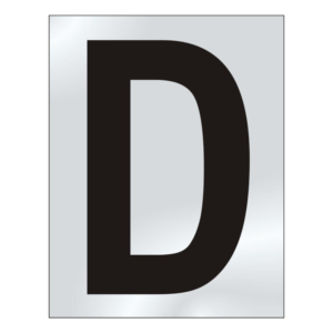 75mm %27D%27 Text CP Visi