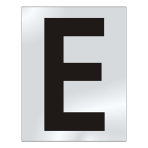 75mm %27E%27 Text CP Visi