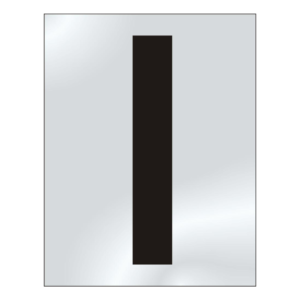 75mm %27I%27 Text CP Visi