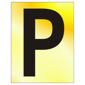 75mm %27P%27 Text PB Visi 75mm %27P%27 Text PB Visi