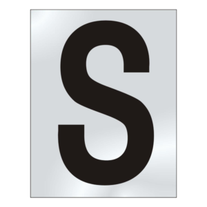 75mm %27S%27 Text CP Visi