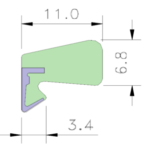 109W White (3.5mm - 5.5mm) - 1m