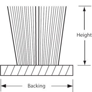 7mm High 6.9mm Backing - 1m 7mm High 6.9mm Backing - 1m
