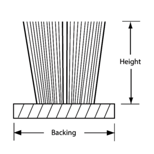 5.5mm High 4.8mm Backing - 1m